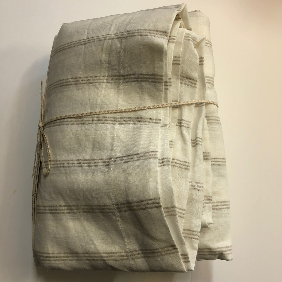 無印良品 麻平織 掛ふとんカバー ダブルサイズ オフ白ランダム 無印良品 麻平織 掛ふとんカバー ダブルサイズ オフ白ランダム