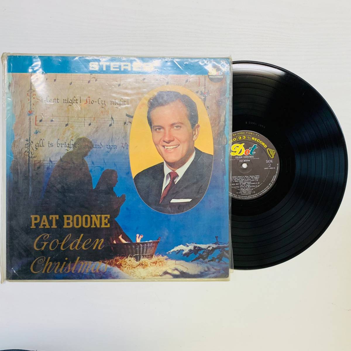 PAT BOONE パット・ブーン - golden christmas ゴールデン・クリスマス LP盤 レコード 動作未確認 SWG-7003_画像1