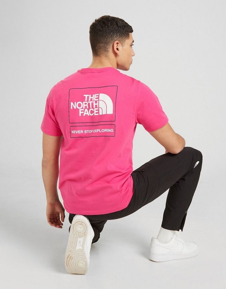 新品タグ付き Mサイズ ピンク ノースフェイス バック アウトライン ロゴ Tシャツ The North Face Back Outline T-Shirt