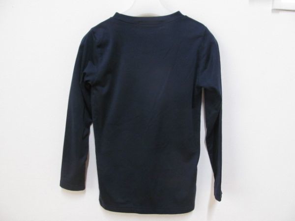 (45146)GRATEX　キッズ　男の子　アンダーシャツ　Tシャツ　カットソー　ネイビー　140㎝　USED_特に目立った汚れはありません。