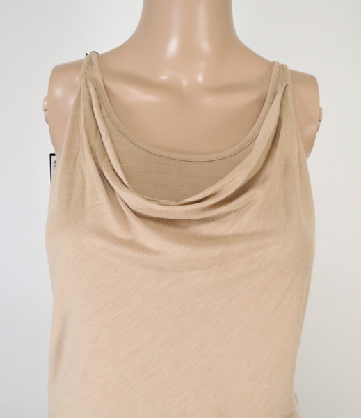 90%OFF新品 マウリツィオ ペコラーロ MAURIZIO PECORARO イタリア製 タンクトップ 定価52 800円(税込) サイズ38(M) ベージュ LCT840