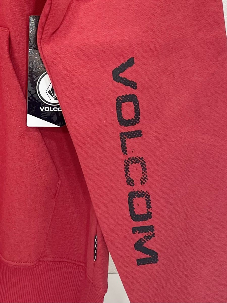 VOLCOM ボルコム A4142105RNR メンズM パーカー Hoodie カンガルーポケット フード フリース レッド 赤色 ヴォルコム 新品 即決 送料無料_画像3