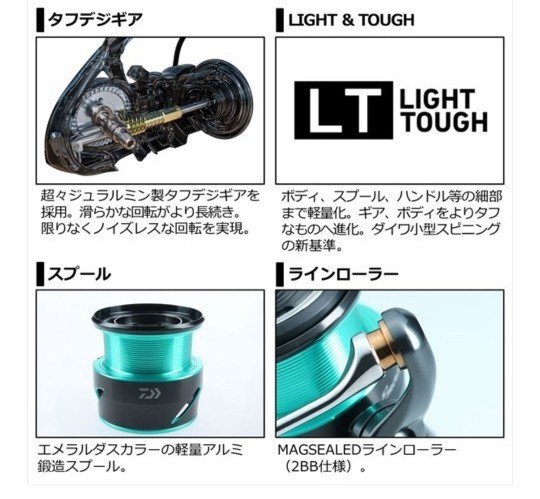 新品 ダイワ エメラルダス 21 エア FC LT2500S リール