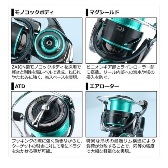 新品 ダイワ エメラルダス 21 エア FC LT2500S リール