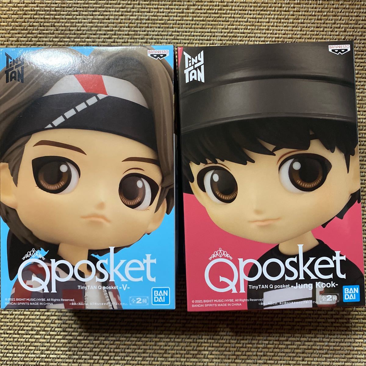 BTS Qposket テテ　ジョングク　セット posket フィギュア　Aカラー&Bカラー