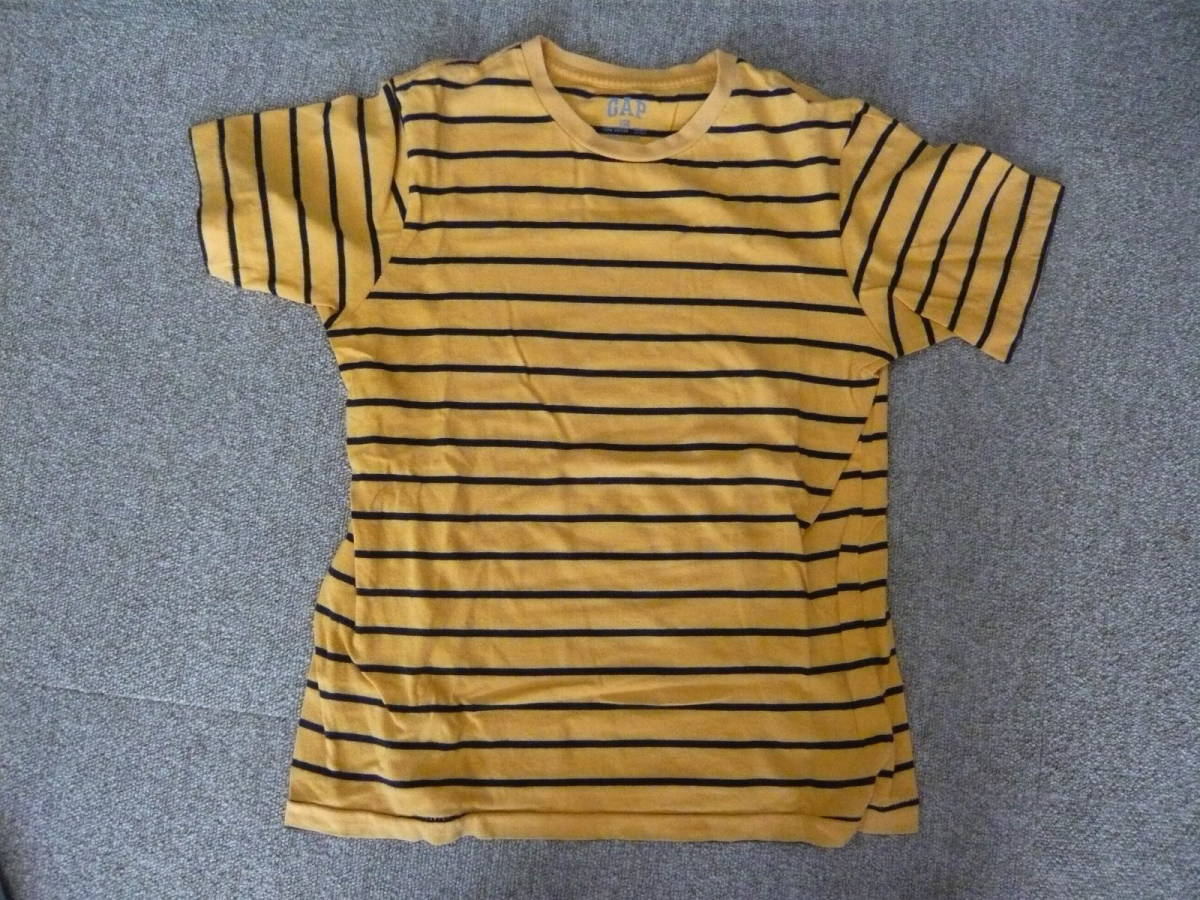 *[ used ]GAP KIDS Junior T-shirt yellow series size 150 * Gap Kids boys child clothes [ old clothes ]