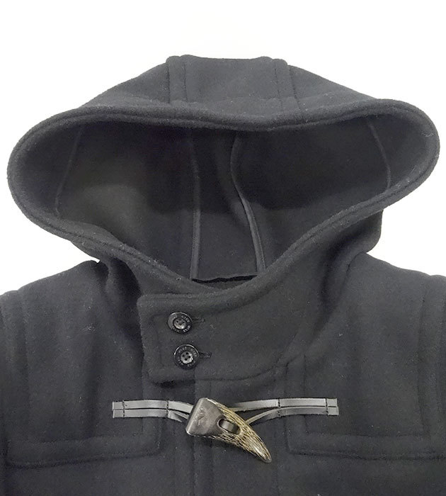 HYKEメルトンダッフルコート クリアランス正規品 steelpier.com