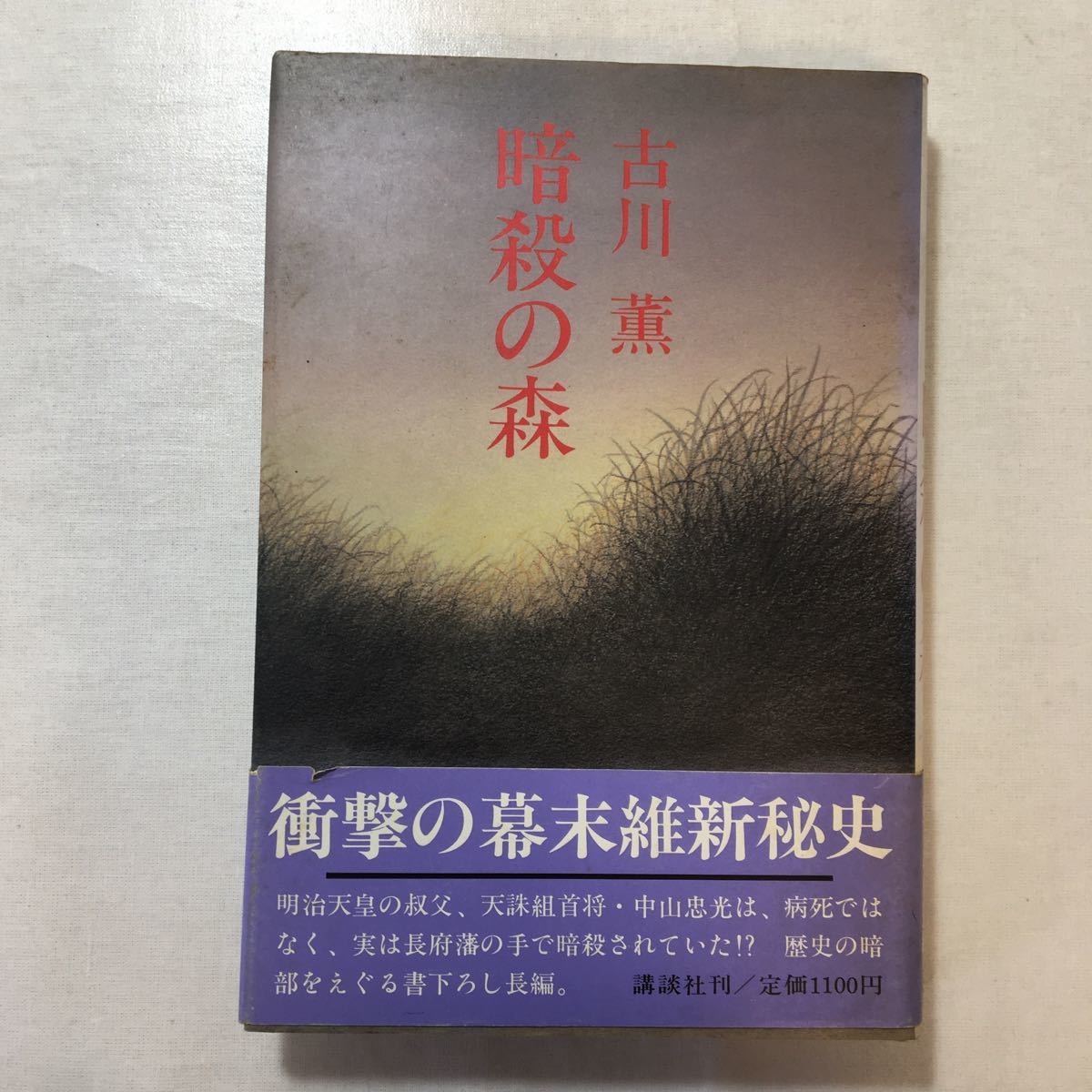 zaa-254♪暗殺の森 古川 薫 (著) 講談社 単行本 1981/11/16 初版