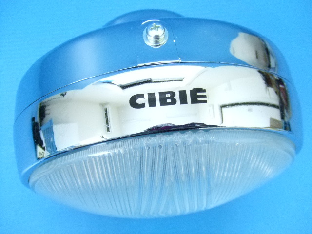 美品 当時物 CIBIE 凸型ヘッドライトφ180mm 当時物 180パイ ロゴあり 凸レンズ CIBIE シビエ ヘッド
