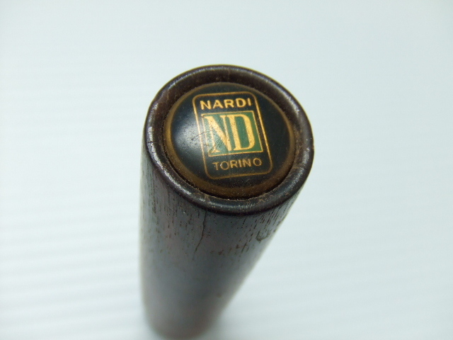  подлинная вещь первоклассный 24mm Nardi 12×1.25 деревянная ручка коробки передач NARDI старый машина Showa группа машина hot удилище высокая скорость иметь свинец гонщик GX71 highway racer 12mm б/у 