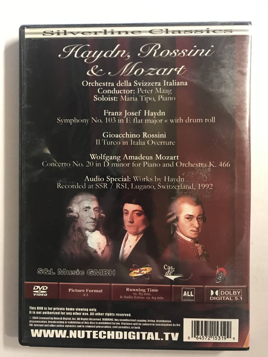 【DVD】Orchestra Della Svizzera Italiana @2W-N-01_画像2