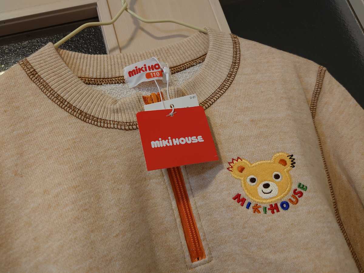 新品タグ付き★未使用★MIKIHOUSE★ミキハウス★長袖トレーナー★長袖Tシャツ★110cm★検索ダブルB*ホットビスケッツ★カットソー_画像4