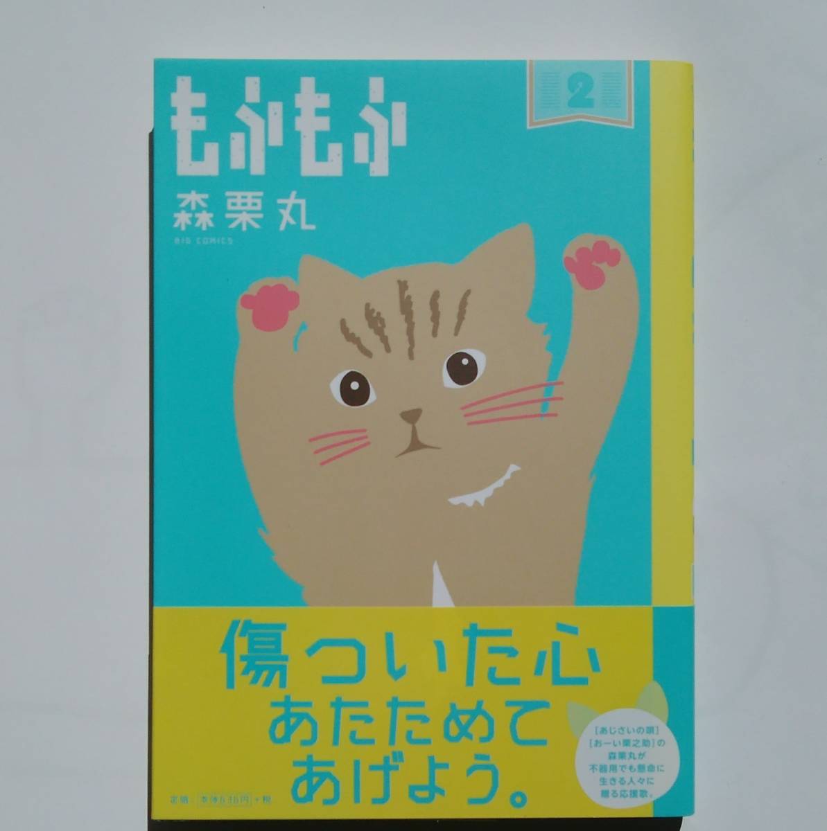 もふもふ 2（2020年9月初版）帯付　森栗丸 猫 ねこ ネコ 小学館_画像1