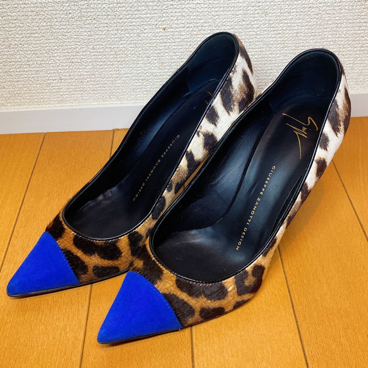 Giuseppe Zanotti ジュゼッペザノッティ レオパード  パンプス　ハラコ