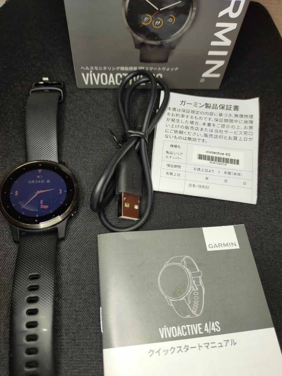 美品 GARMIN vivoactive 4s Black /Slate rk6