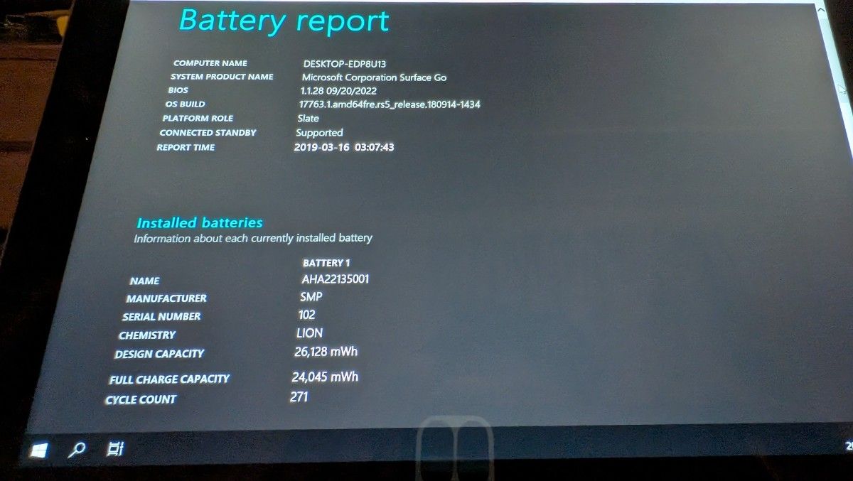 Surface Go LTE 128GB/8GB バッテリー92％ AC付 1825(107)｜Yahoo
