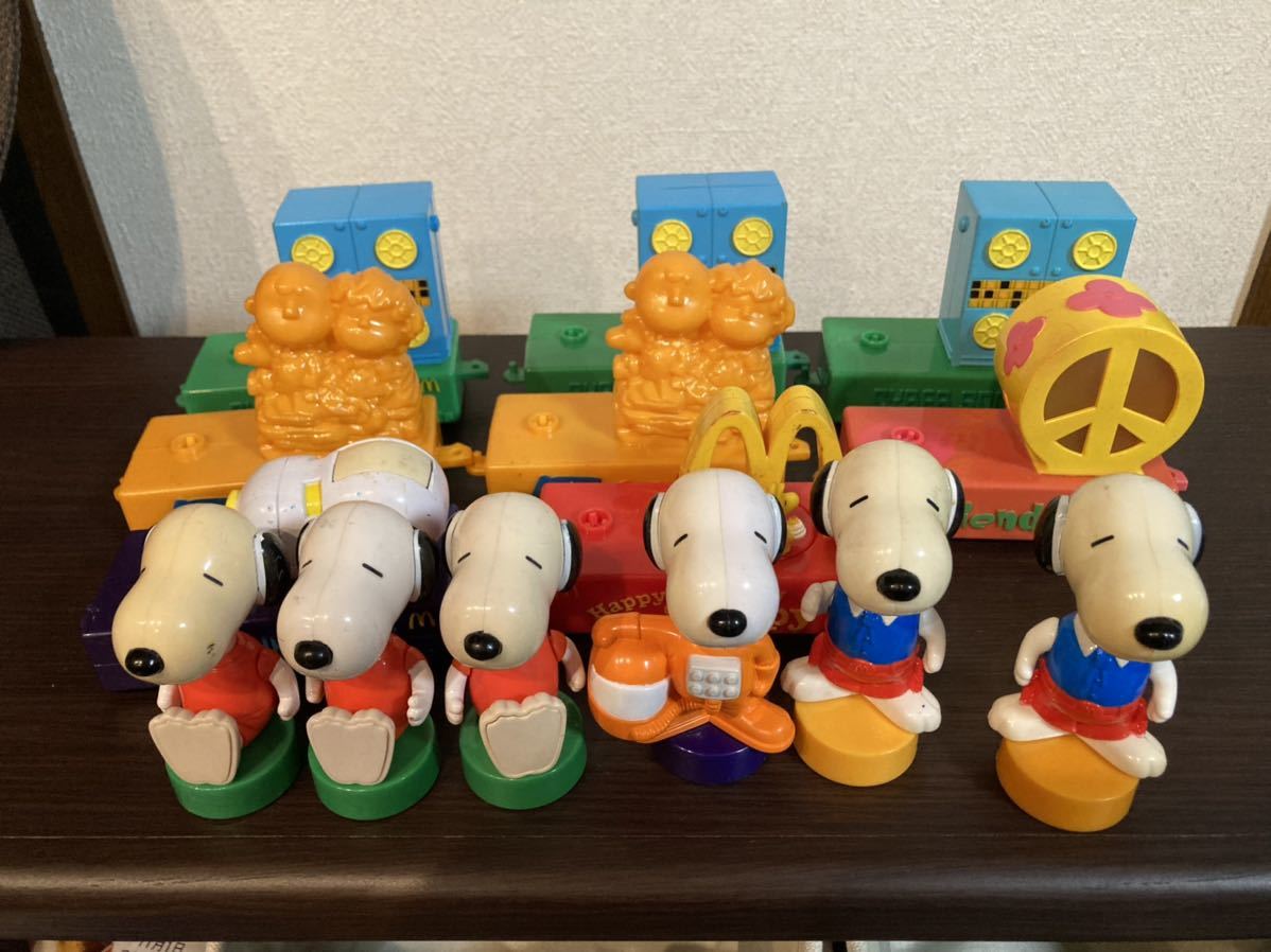 マクドナルド　ハッピーセット　スヌーピー　レトロ　レア　セット　SNOOPY M_画像1