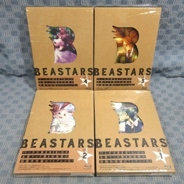 K132○「BEASTARS VOL.1~4 初回生産限定版」Blu-ray全4巻セット www