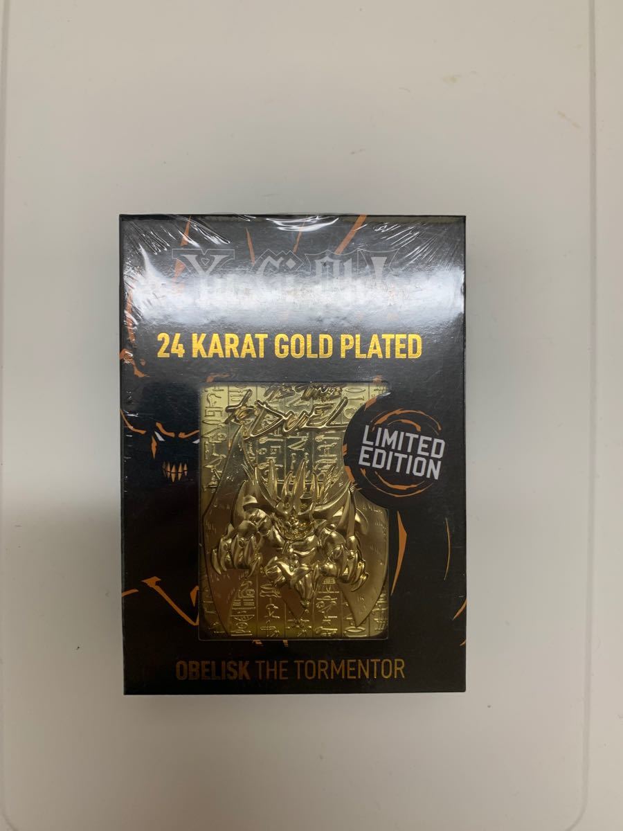 遊戯王 三幻神 金属製メタルカード 24kメッキ オベリスクの巨神 遊戯王 三幻神 金属製メタルカード 24kメッキ オベリスクの巨神