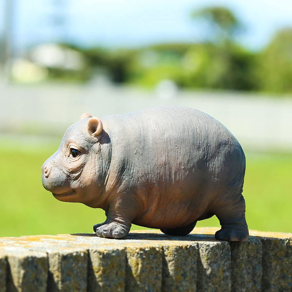 可愛い リアル カバ かば 置き物 置物 フィギュア ガーデンオーナメント 新品 インテリア Asbgroup Ru