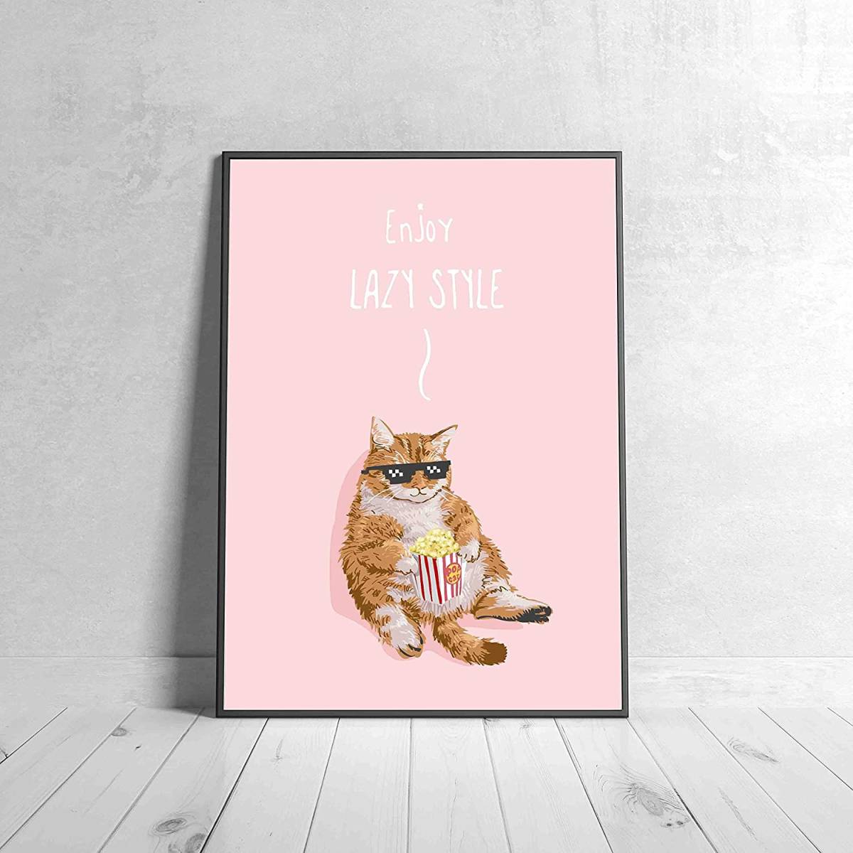  new goods Northern Europe A4 size art poster cat cat .. cat. . amount attaching art frame picture interior art panel present-day art .