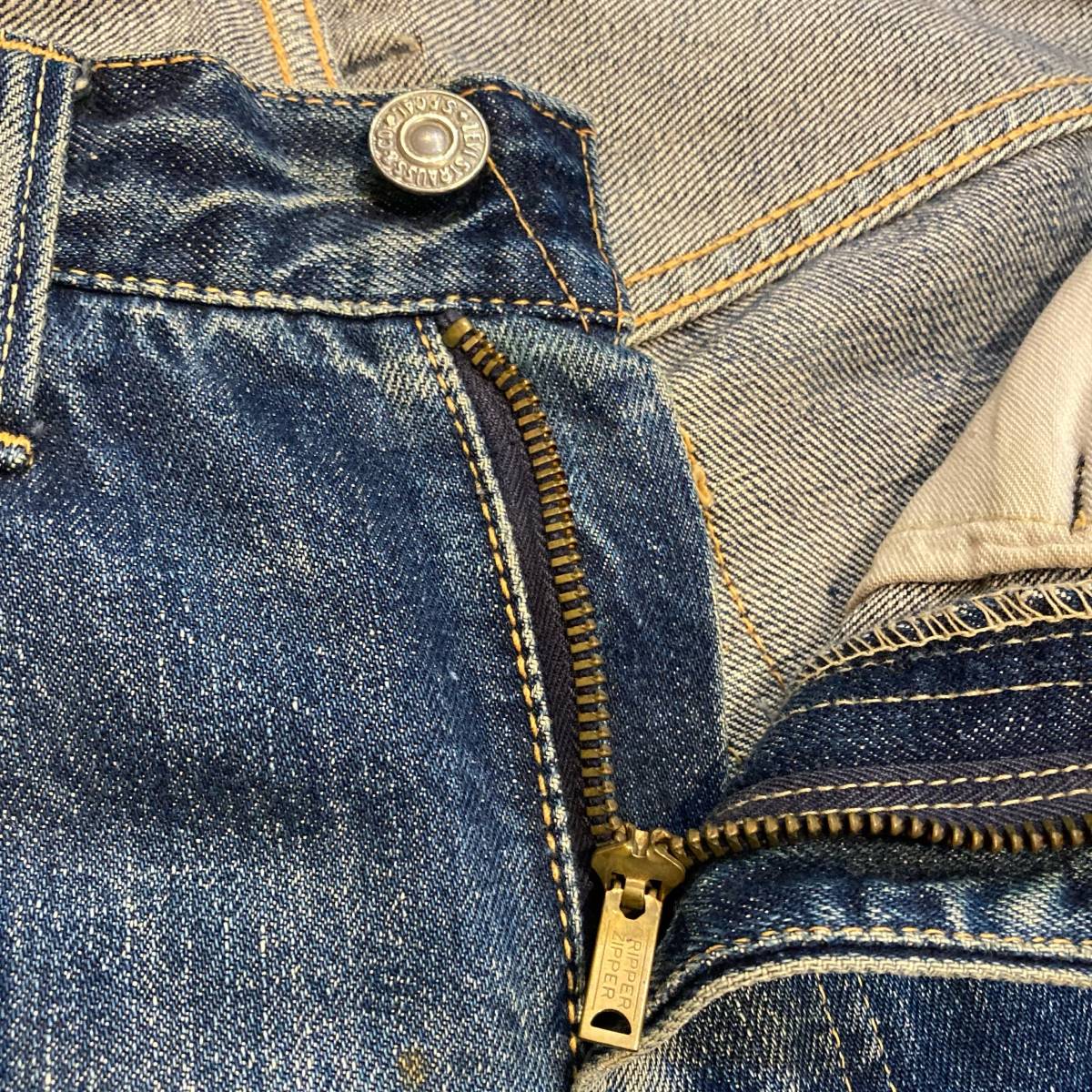 在庫処分】 501zxx levis 革パッチ デニム ヴィンテージ リーバイス ...