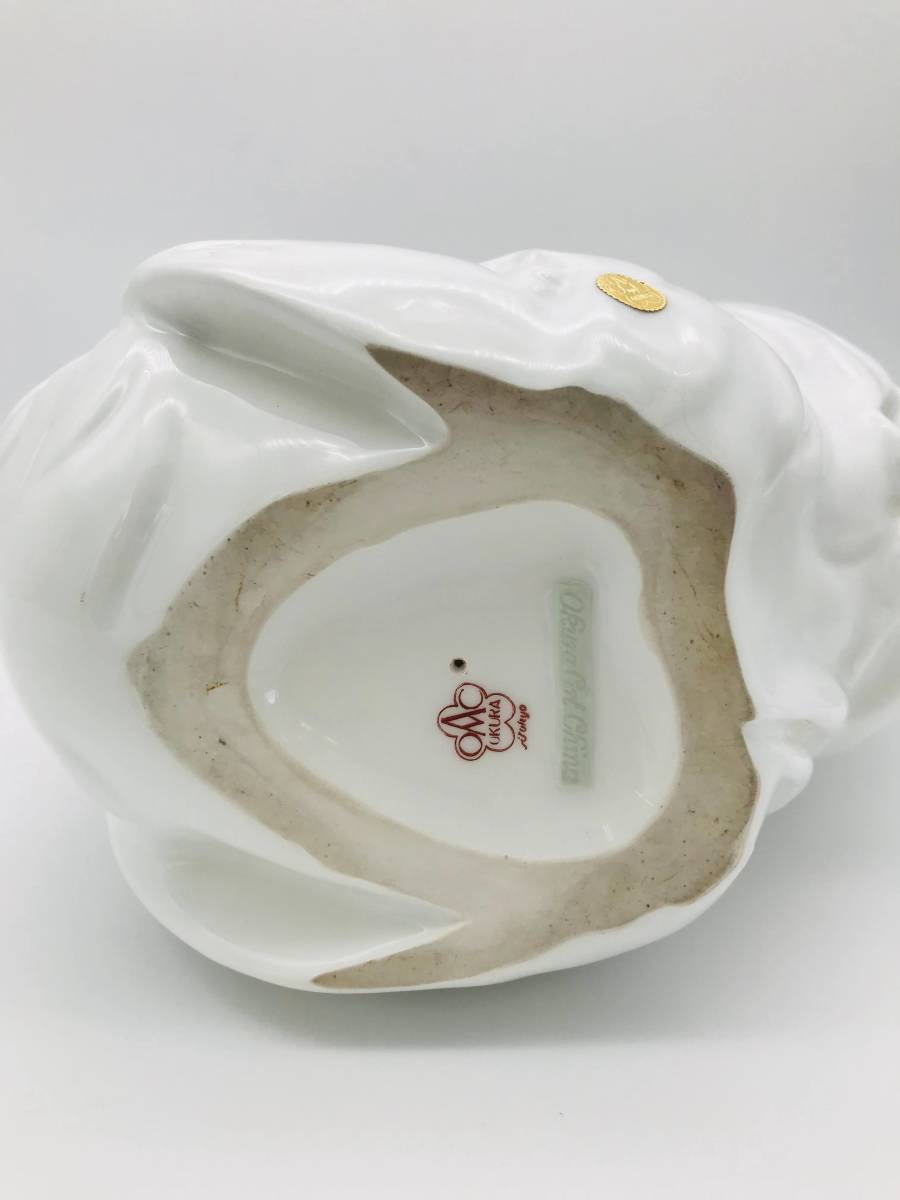 R3-0382)Okura Art China 雄鶏 フィギュリン 大倉陶園 オールド R3-0382)Okura Art China 雄鶏 フィギュリン 大倉陶園 オールド