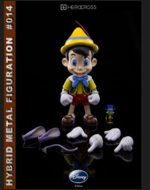 * last price cut!! * remainder after 1 piece!! * Chogokin!! Pinocchio &ji minnie kli Kett hybrid * metal *figyu ration #014 *