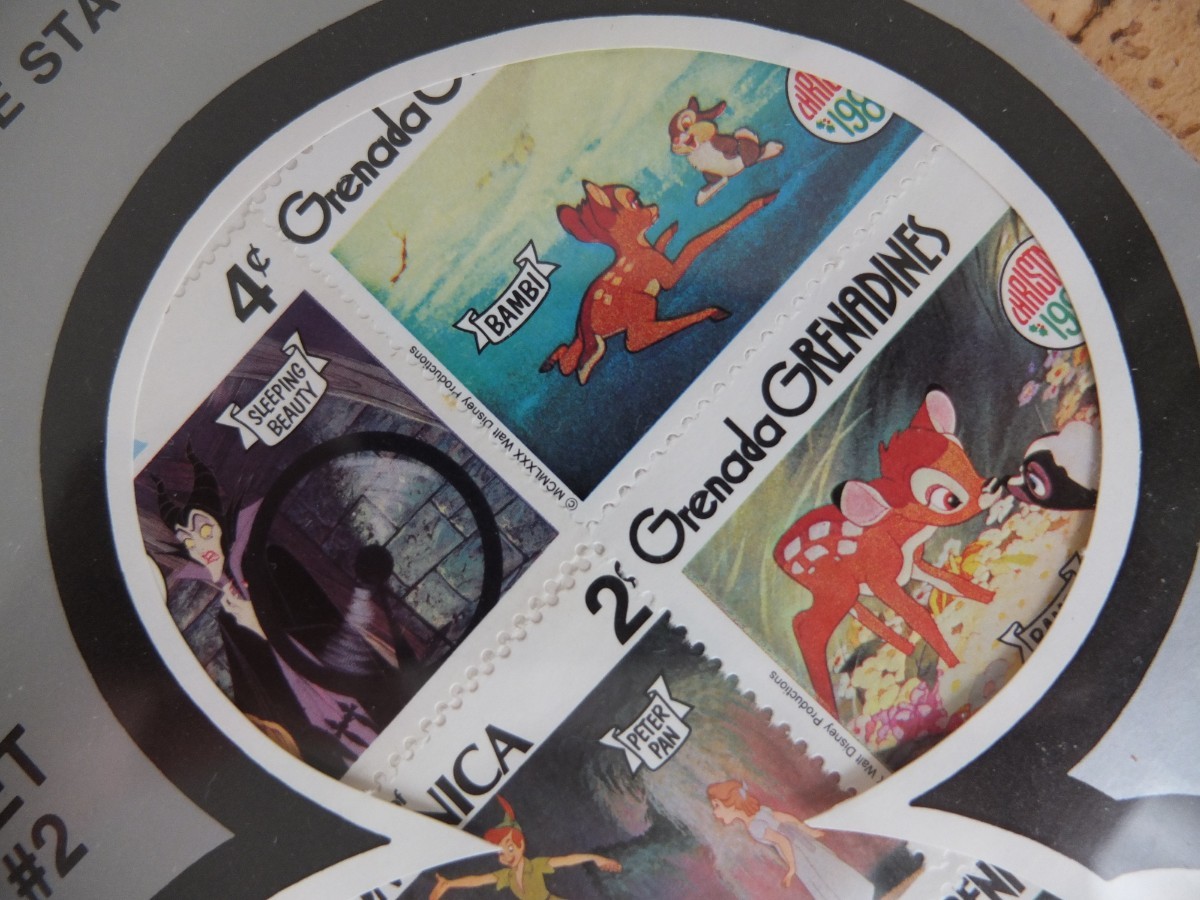 新品未使用、ディズニー1、Disney Word of Postage Stamps