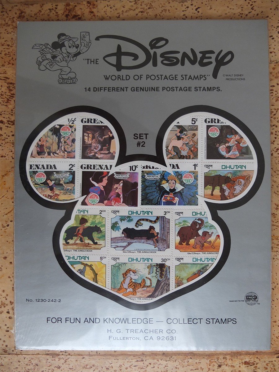 新品未使用、ディズニー2、Disney Word of Postage Stamps！