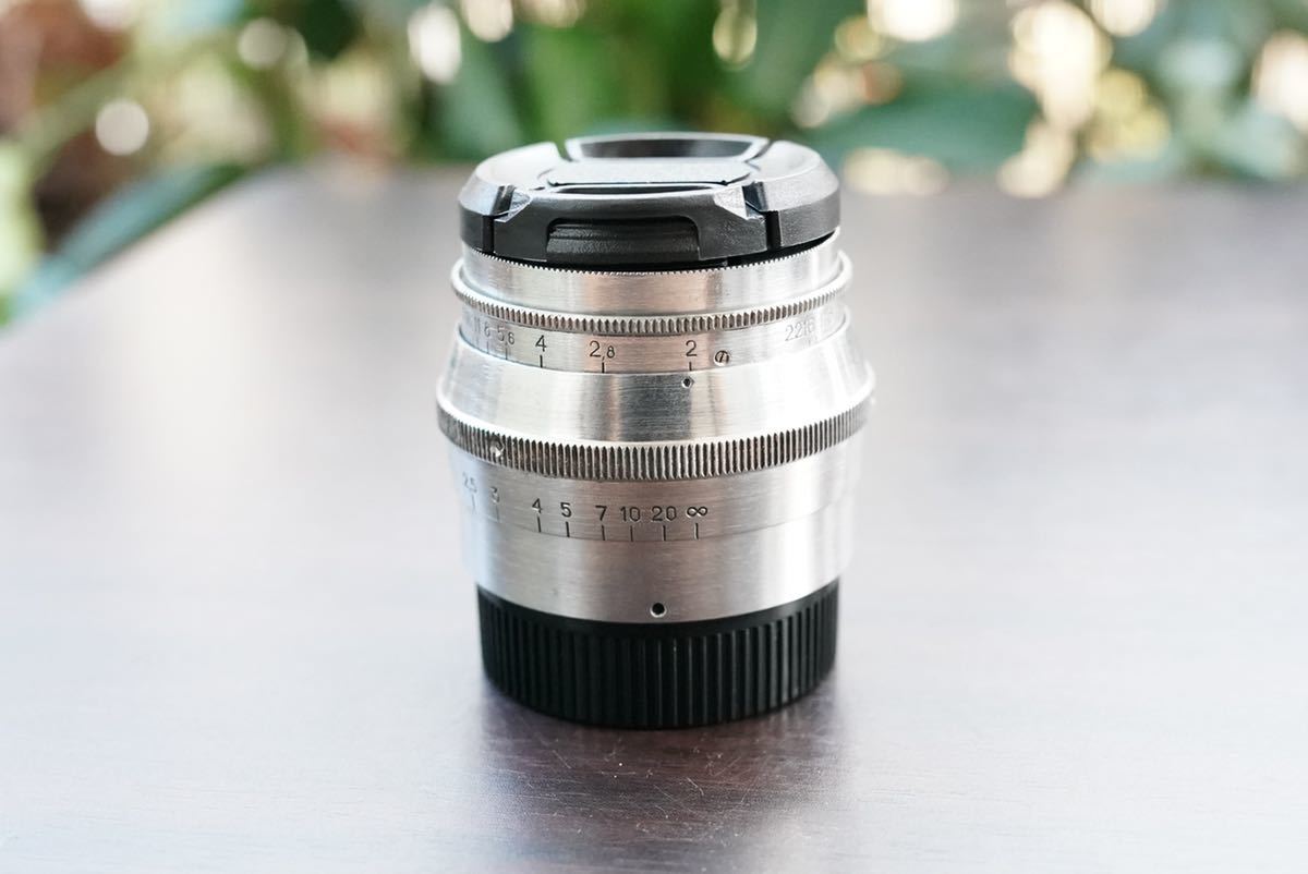 送料無料 希少型 Jupiter-8 50mm f2 ジュピター8 l39 ライカLマウント オールドレンズ 単焦点 検) α7 II Ⅲ zeiss sonnar 1_画像2