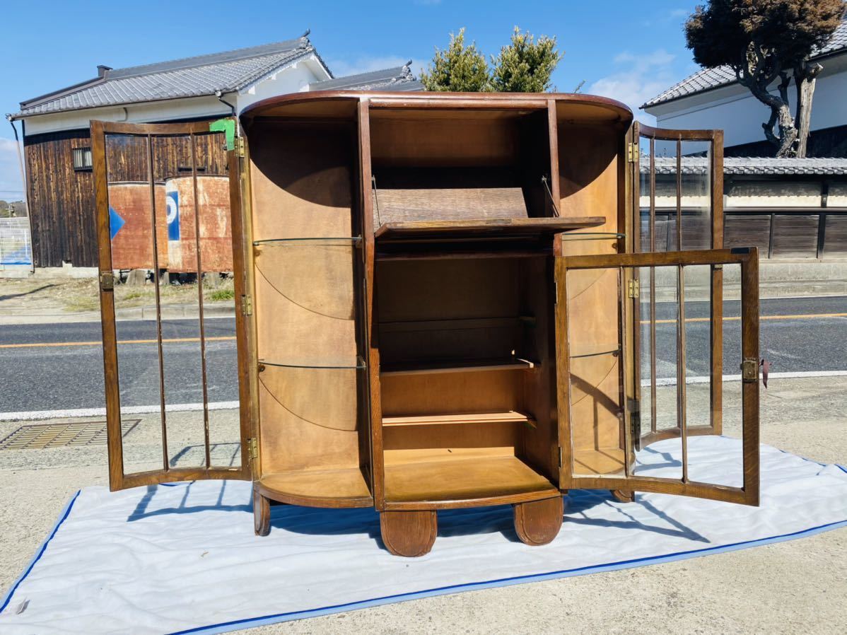  rare /19 century / France antique / desert shelves / glass cabinet / sideboard / display shelf / showcase / Classic / Vintage / store furniture 