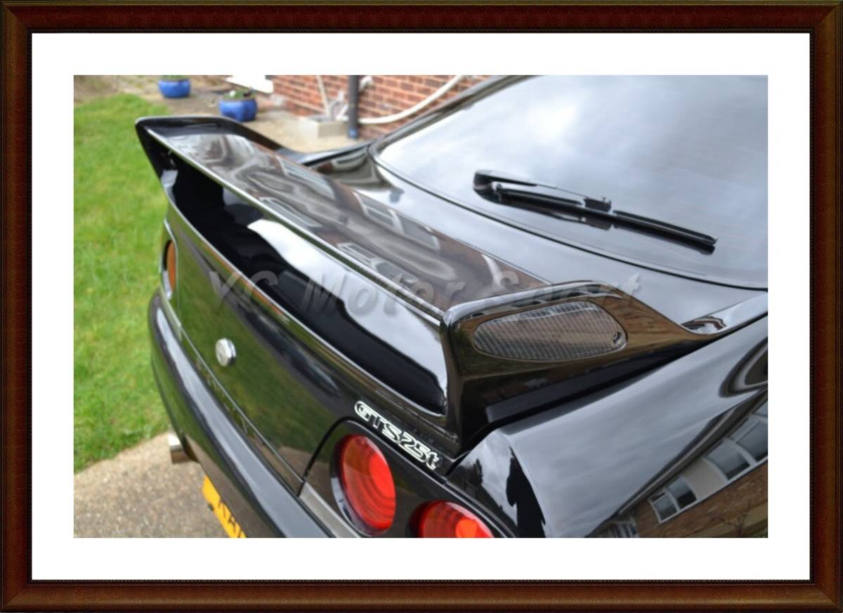 T2GARAGE カーボンOEMリアスポイラー1995-1998 ブレード R33 GTR GTSリアウイング納期３週間〜お急ぎの場合要問い合わせ_画像1