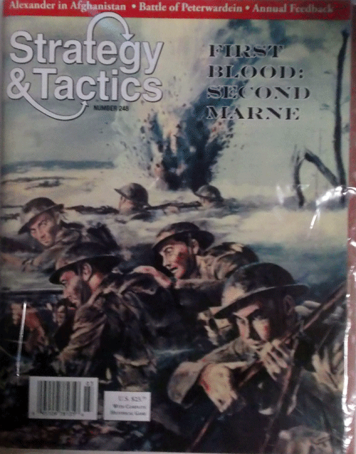 DG/STRATEGY&TACTICS NO.248/FIRST BLOOD:SECON MARNE/駒未切断/日本語訳なし_画像1