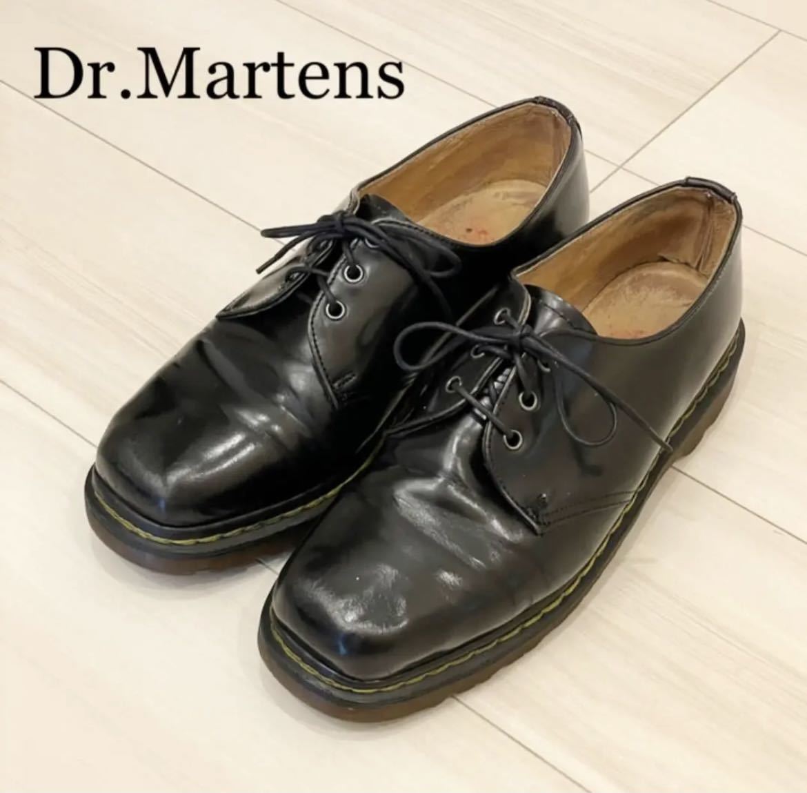 Dr.Martens ドクターマーチン 3ホール UK6.5 インソール付き - ローファー