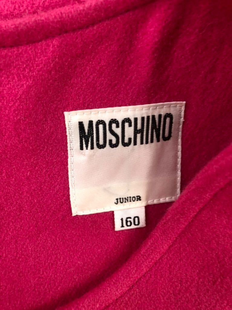 MOSCHINO Junior モスキーノ　レディース　ピンク　半装飾　ノースリーブ　ワンピース　160表記_画像5