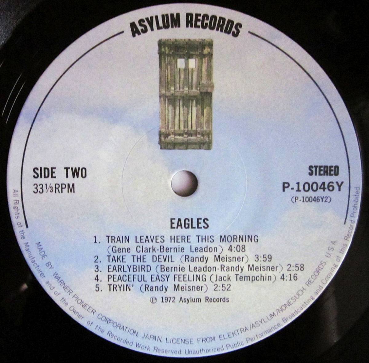  beautiful record excellent!! * records out of production LP * name record 1st debut album 1975 year Japanese record representative bending Take It Easy compilation EAGLES Eagle s70\'s american lock 