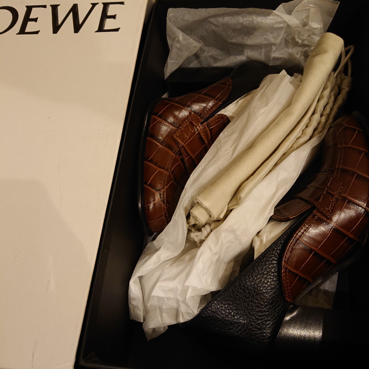 最終大幅値下げしました!LOEWE ローファー パンプス ハイヒール