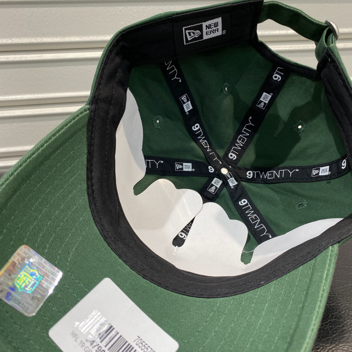 USA正規品 NEWERA ニューエラ NFL グリーンベイ パッカーズ Packers 限定 チャンピオンズ 9Twenty ストラップバック キャップ サイズ調節可_画像6