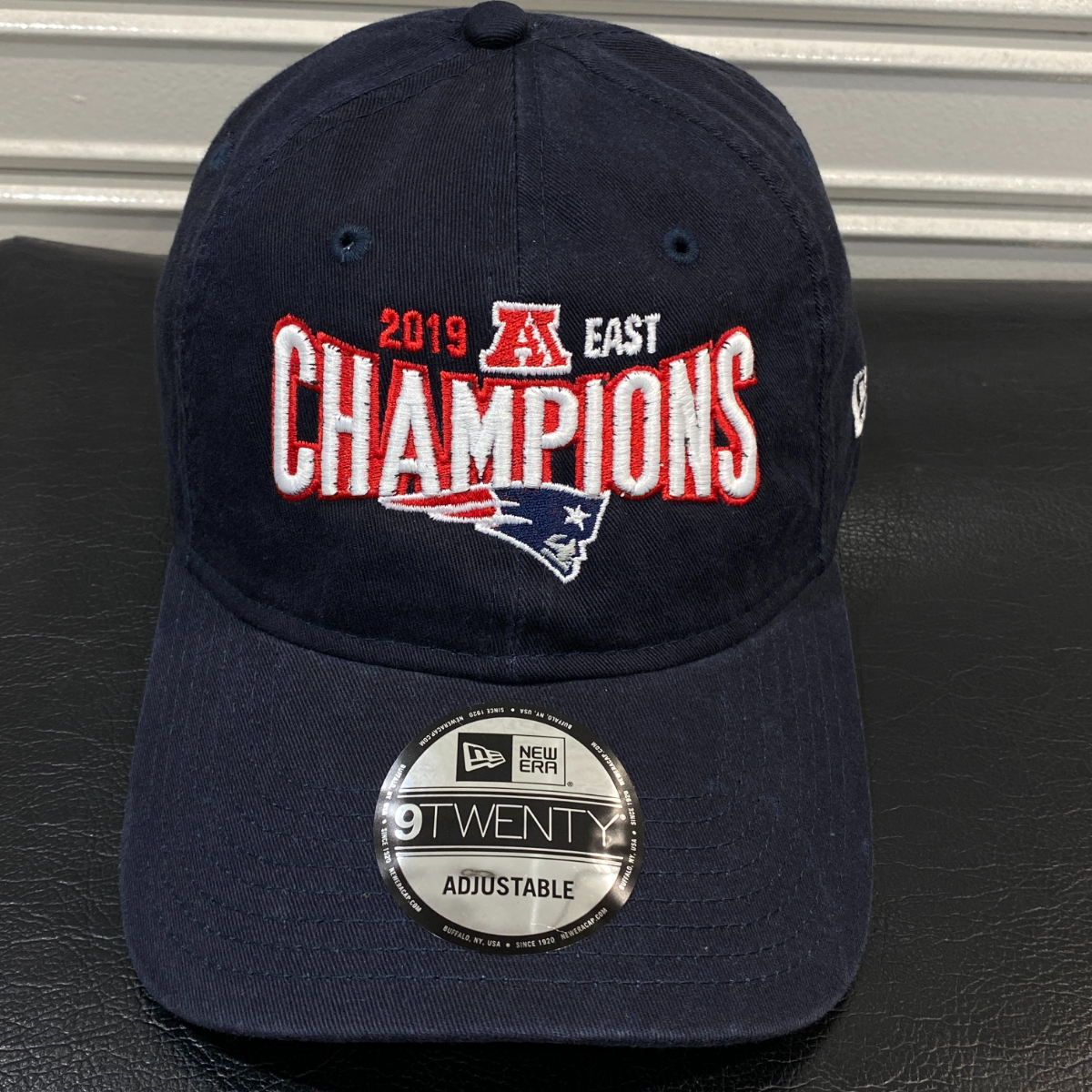 USA正規品 NEWERA ニューエラ NFL ペイトリオッツ Patriots 限定 2019 チャンピオンズ 9Twenty ストラップバック キャップ サイズ調節可