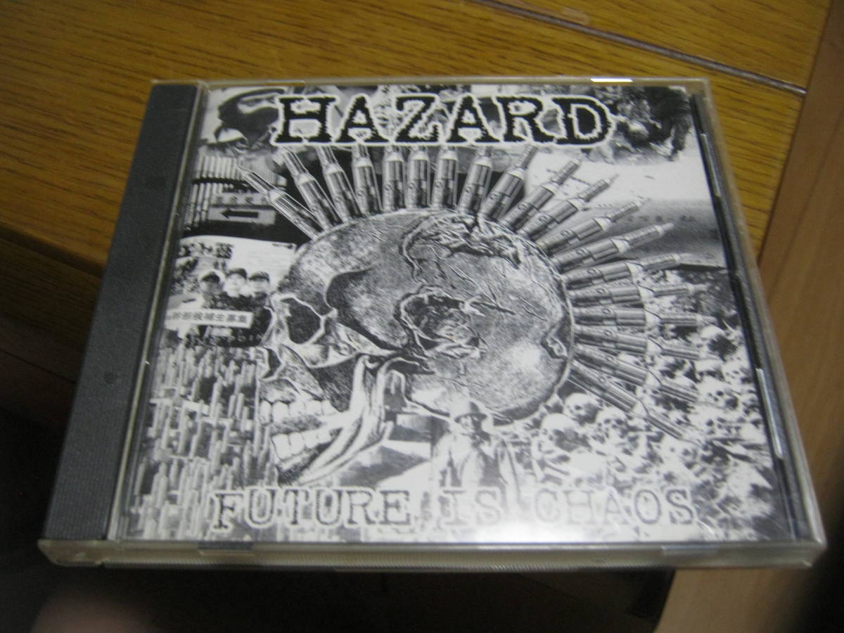 HAZARD ハザード / FUTURE IS CHAOS CD D.S.B. Discocks Extinct Government Juntess CROW Abraham Cross Disclose LIFE Frigra ORDER _画像1