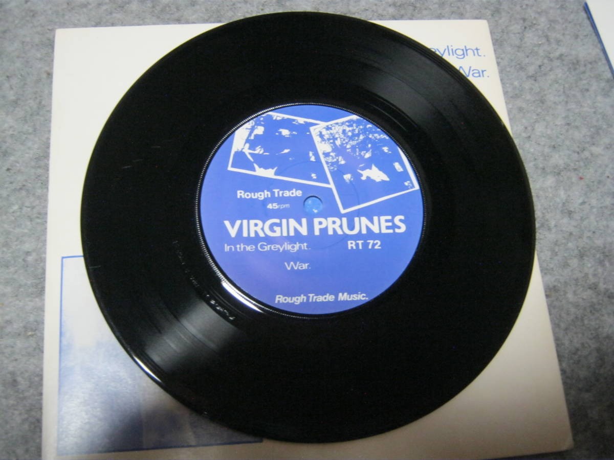 VIRGIN PRUNES ヴァージンプルーンズ / Moments and Mine : In the Greylight : War U.K.7" POSITIVE PUNK_画像3