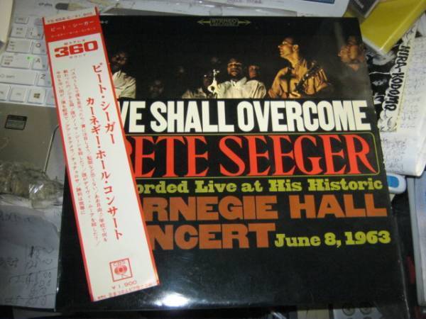 PETE SEEGER ピートシーガー / カーネギーホールコンサート 帯付LP