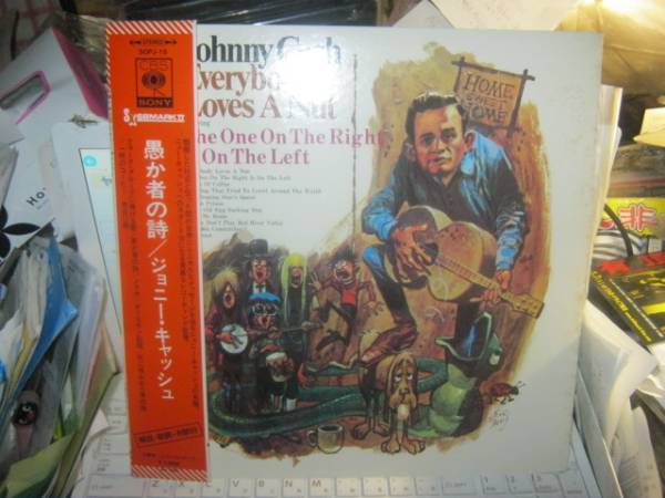 JOHNNY CASH ジョニーキャッシュ /愚か者の詩 帯付LP BOB DYLAN _画像1
