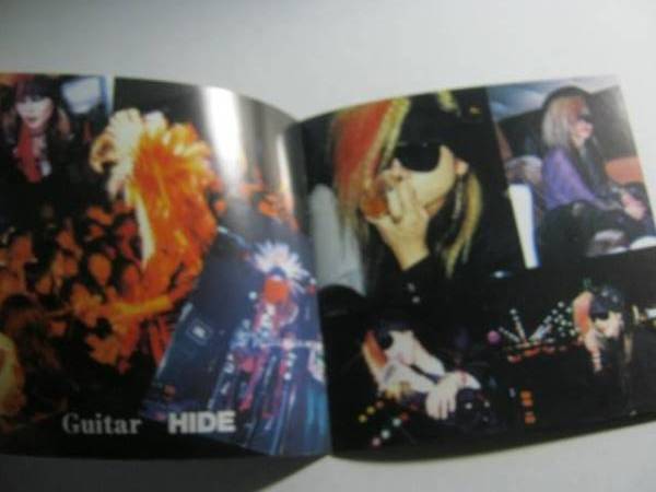 X JAPAN エックス/VANISHING VISION特典PHOTO BOOK YOSHIKI HIDE_画像2