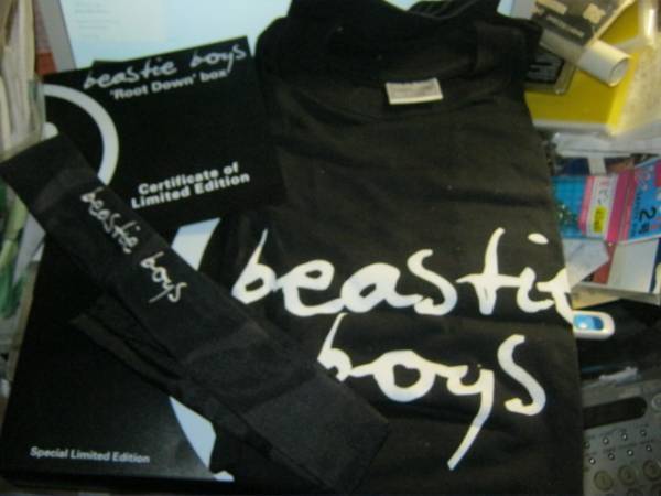 BEASTIE BOYS Be s tea boys / *Root Down* EP box U.K. limitation 12~+ T-shirt + bandana + certificate plastic made BOX