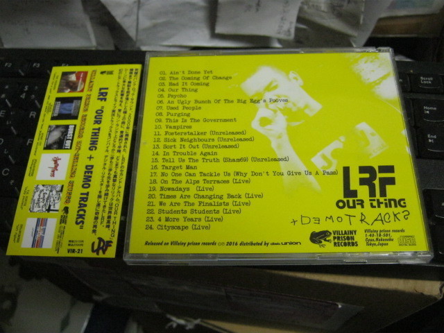 LRF / OUR THING + DEMO TRACKS 帯付CD SIDE BURNS CRIKEY CREW HAWKS BAD VULTURES HUMPTY DUMPTY BLADE GRIFFIN RAISE A FLAG 雷矢_画像3