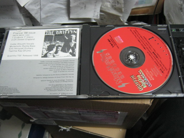 GRIFFIN グリフィン / SINGLES COLLECTION....1 帯付CD BALZAC RAPES KGGM NIGHTMARE DANSE MACABREの画像2