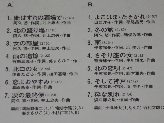 湯原昌幸/街はずれの酒場で・北の盛り場_画像2