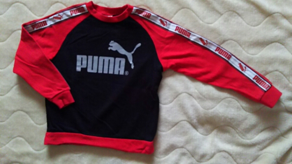 PUMA（プーマ）　長袖トレーナー（裏起毛）　140ｃm　②_画像1